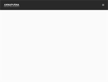 Tablet Screenshot of annapurnaindiancuisine.com
